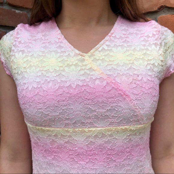 Vintage Y2K Ombré Dress - Picture 3 of 6